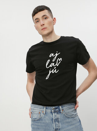 Černé pánské tričko ZOOT Original aj lav jů