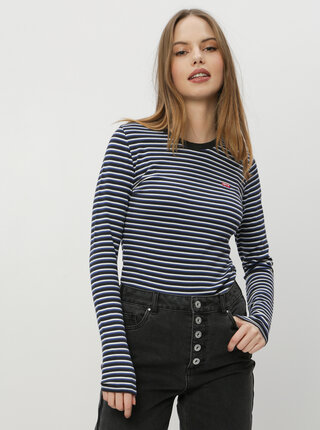 Bílo-modré dámské pruhované tričko Levi's®