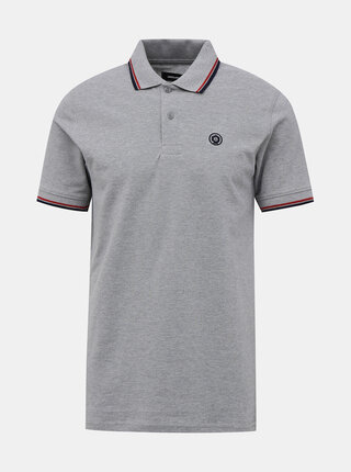 Šedá polokošeľa Jack & Jones Noah