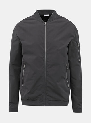 Tmavě šedý voděodpudivý bomber Jack & Jones Rush