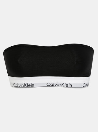 Čierna podprsenka bez ramienok Calvin Klein Underwear