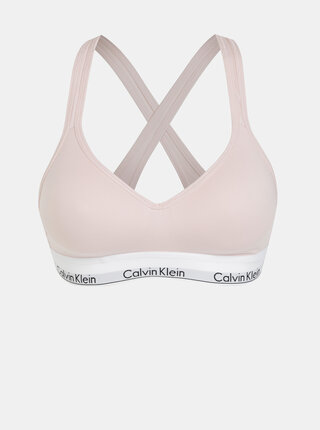 Světle růžová sportovní podprsenka Calvin Klein Underwear