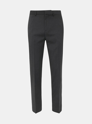 Tmavě šedé slim fit kalhoty Burton Menswear London