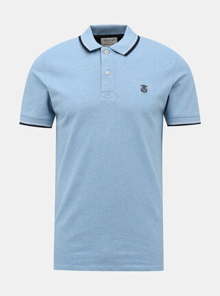 Světle modré polo tričko Selected Homme New Season