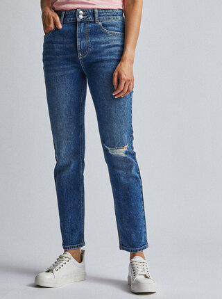 Modré slim fit rifle Dorothy Perkins