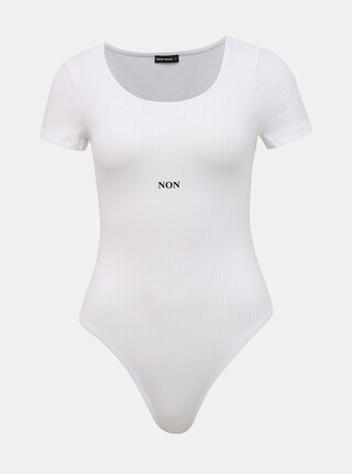 Bílé žebrované body TALLY WEiJL