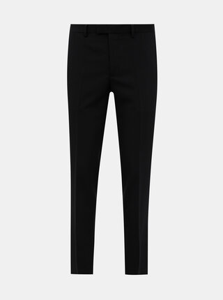 Černé oblekové slim fit kalhoty Jack & Jones VIncent