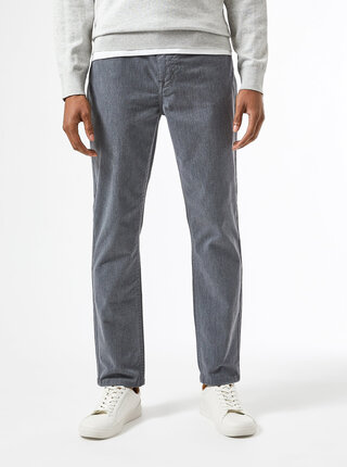 Šedé slim fit rifle Burton Menswear London