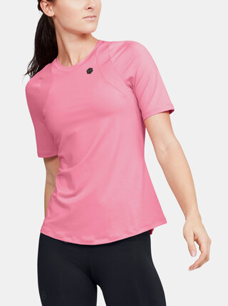 Růžové dámské tričko Rush Under Armour