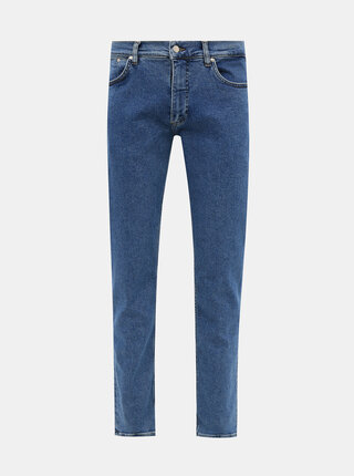 Modré tapered fit džíny Lindbergh