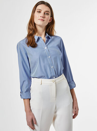 Modrá pruhovaná košeľa Dorothy Perkins