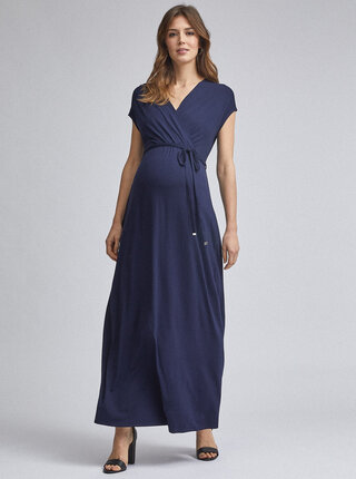 Tmavě modré maxišaty Dorothy Perkins