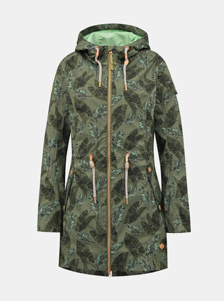 Khaki dámská vzorovaná voděodolná parka killtec Darla