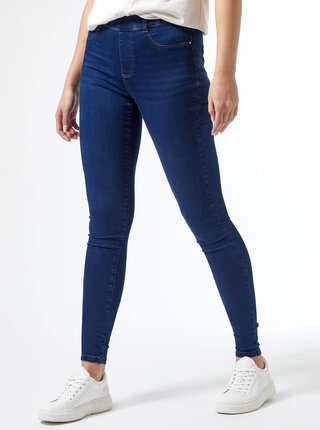 Modré jeggings Dorothy Perkins Tall Eden
