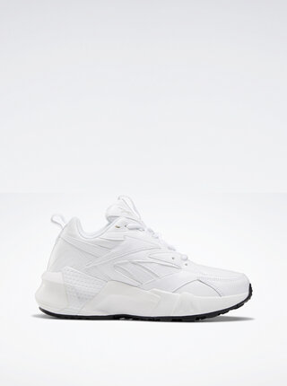 Biele dámske kožené tenisky Reebok Classic Aztrek Double