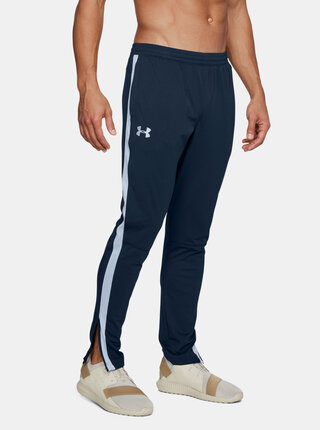 Modré pánské tepláky Sportstyle Pique Under Armour