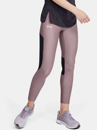 Růžové dámské kompresní legíny Speed Stride Under Armour