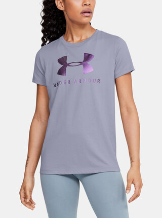 Fialové dámské tričko Under Armour