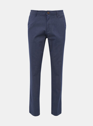 Tmavomodré chino nohavice Jack & Jones Marco