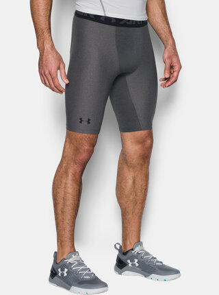 Šedé kompresní boxerky HeatGear Under Armour