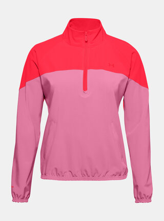 Růžový dámský anorak Under Armour