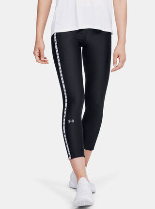Černé dámské zkrácené legíny HeatGear Armour Under Armour