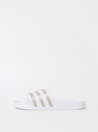 Bílé dámské pantofle adidas CORE