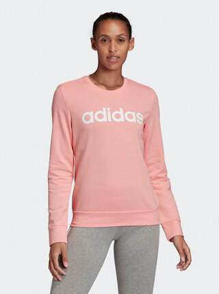 Růžová dámská mikina adidas CORE