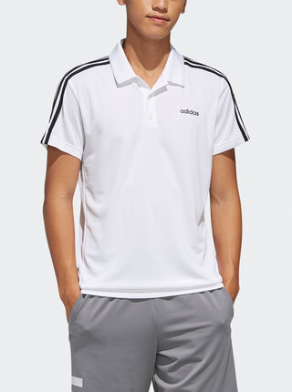 Bílé pánské polo tričko adidas CORE