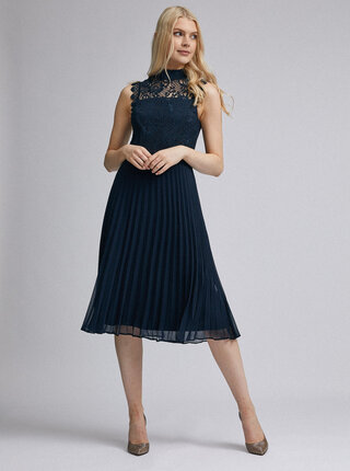 Tmavě modré midišaty Dorothy Perkins
