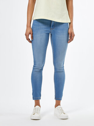 Modré skinny fit džíny Dorothy Perkins Petite
