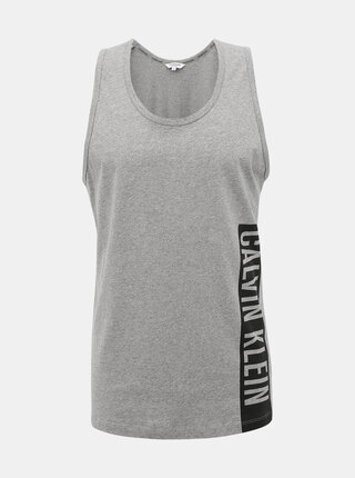 Šedé pánské tílko s potiskem Calvin Klein Underwear