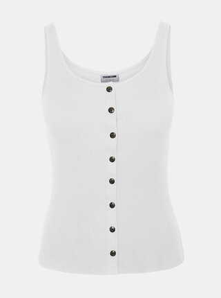 Bílé tílko Noisy May Henley