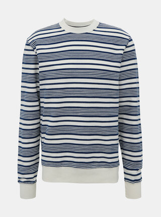 Modro-bílá pruhovaná mikina Jack & Jones Graham