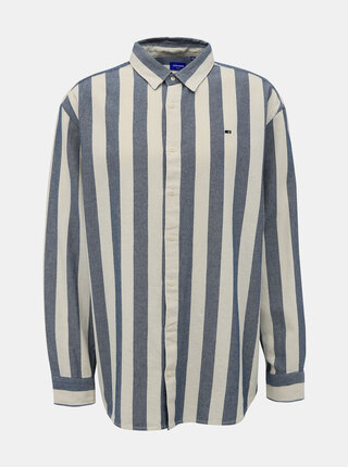 Šedo-bílá pruhovaná košile Jack & Jones Break