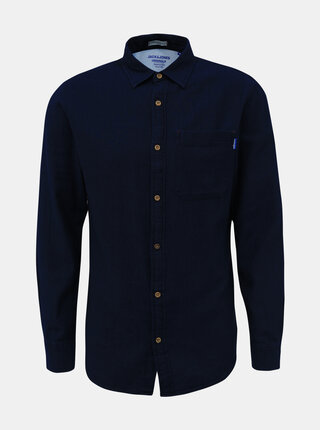 Tmavě modrá džínová košile Jack & Jones Jaques