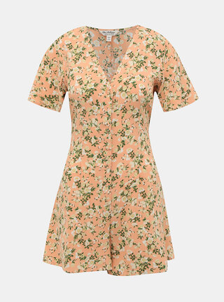 Růžový květovaný overal Miss Selfridge Elena