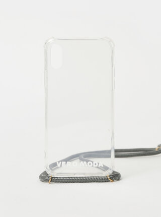 Transparentní obal na telefon Iphone X/XS VERO MODA Hello