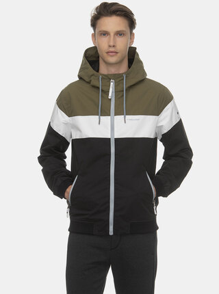 Zeleno-černá pánská bunda Ragwear Jayce
