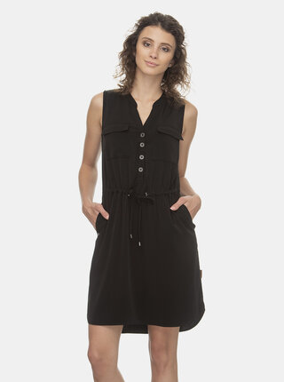 Černé šaty Ragwear Roisin