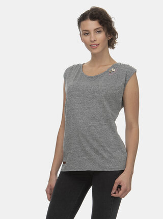 Šedé dámske žíhané tričko Ragwear Greta