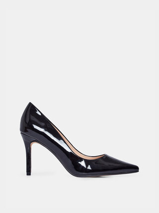Černé lesklé lodčiky Dorothy Perkins