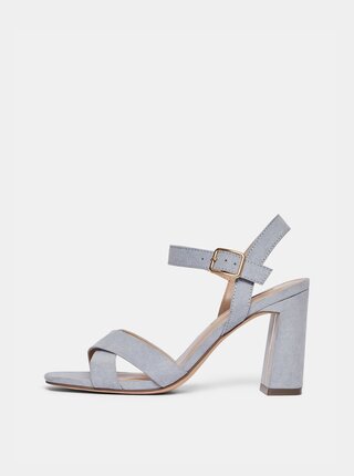 Světle modré sandály v semišové úpravě Dorothy Perkins