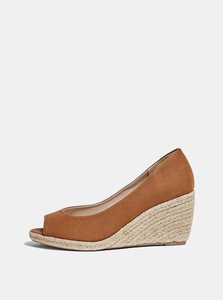 Hnědé lodičky v semišové úpravě Dorothy Perkins