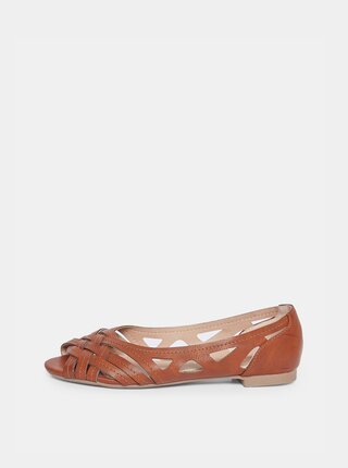 Hnědé baleríny Dorothy Perkins