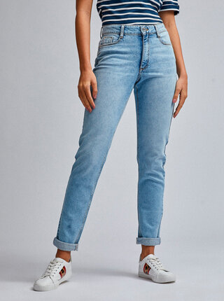 Modré mom džíny Dorothy Perkins Tall