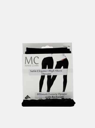 Černé punčochové kalhoty Marie Claire