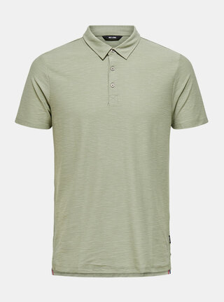 Světle zelené polo tričko ONLY & SONS Ilkas