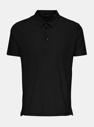Černé polo tričko ONLY & SONS Ilkas