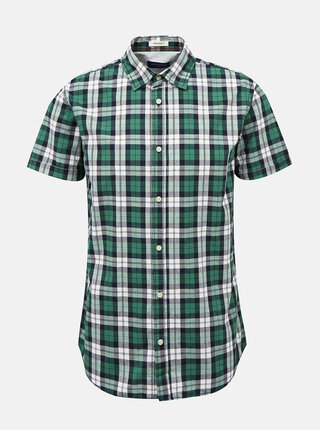 Zelená kockovaná košeľa Jack & Jones Chad